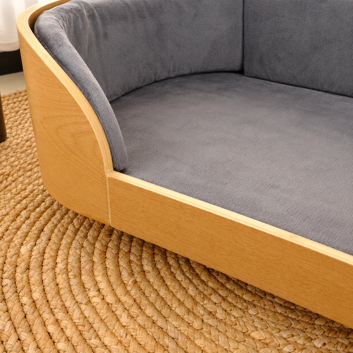 Luxury Wooden Dog Bed