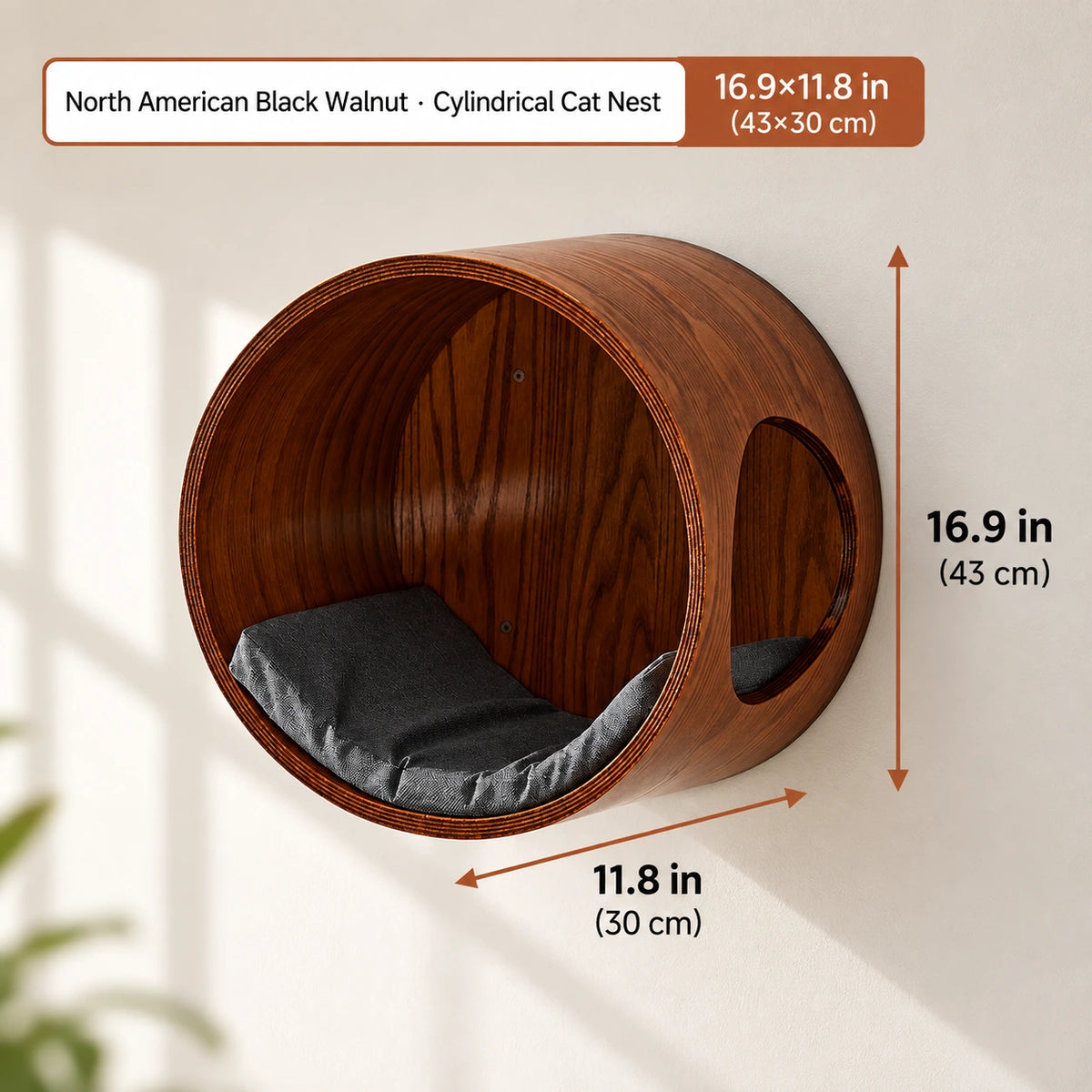 Wall Mount Cat Cave