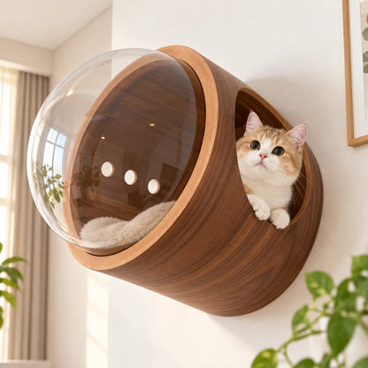 Wall Mounted Cat Capsule Bed