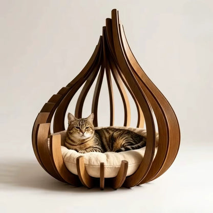 Nordic Nook Cat Bed